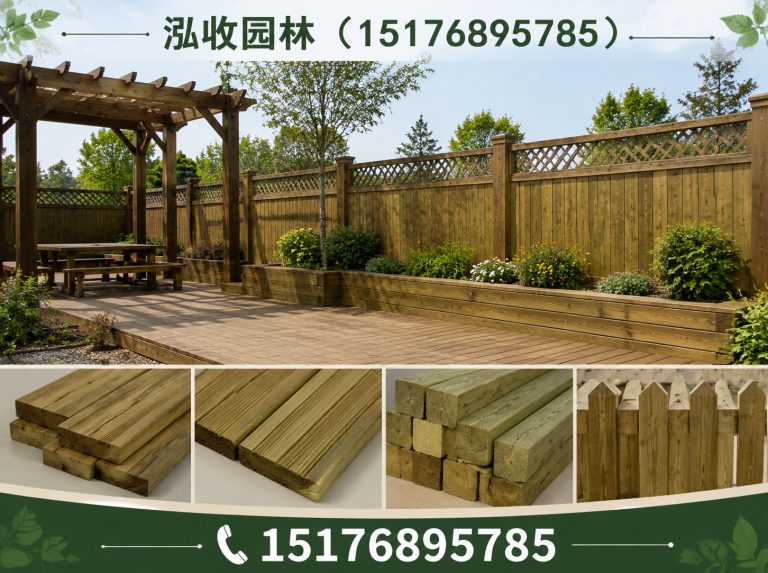 上海京津冀防腐木工程展示图